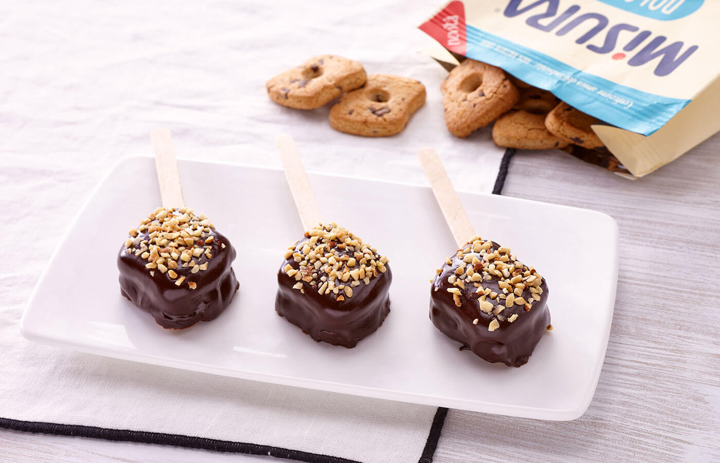 Frollino da passeggio con biscotti Dolcesenza con scaglie di cioccolato