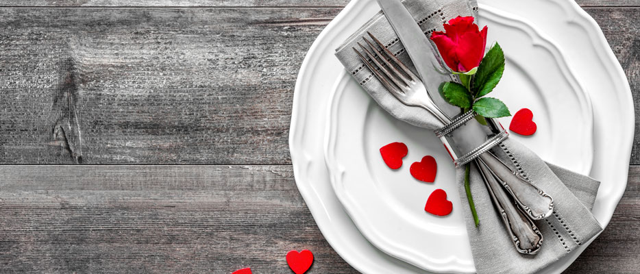 Menù di San Valentino per una cena romantica