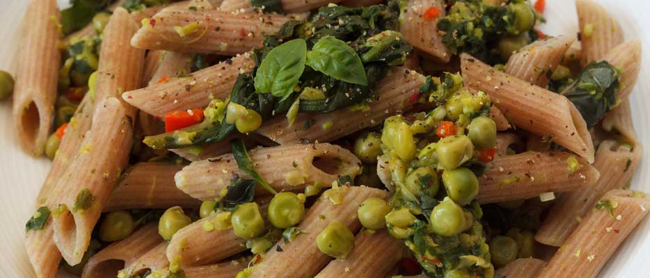 Penne rigate al profumo di basilico