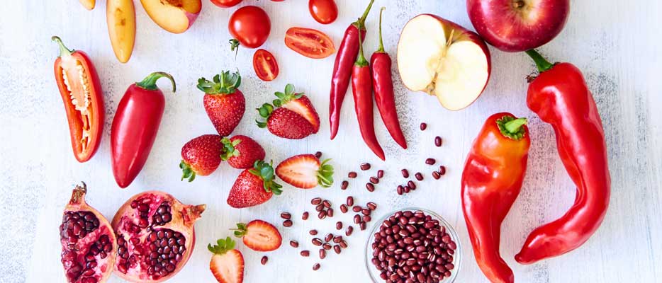 Frutta e verdura rossa: tutte le proprietà