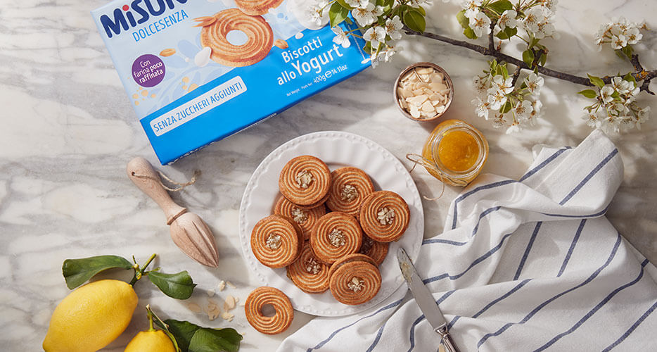 Biscotti Occhio di Bue con Marmellata di Limone