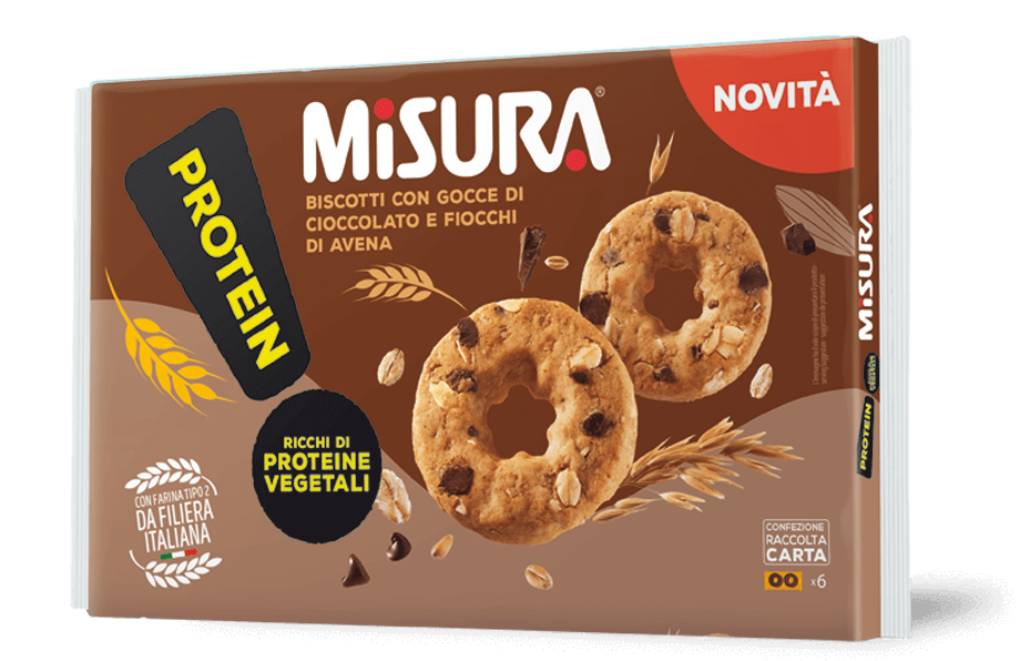 Biscotti con Gocce di cioccolato e fiocchi di avena