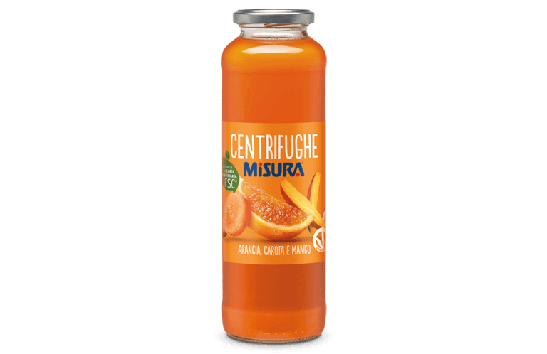Centrifughe Arancia, Carota<br>e Mango