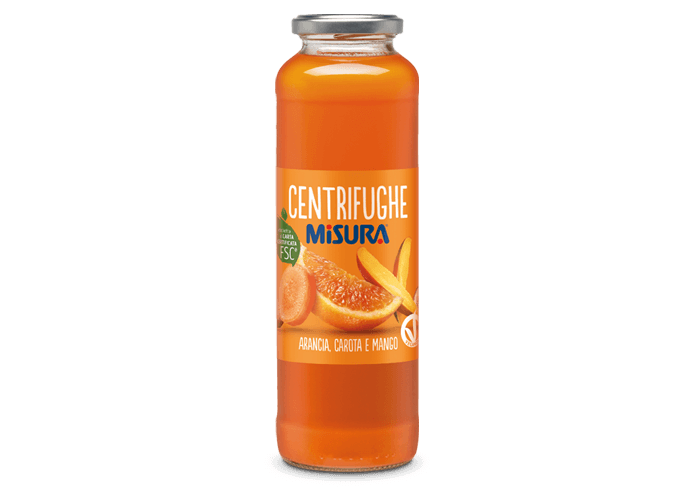 Centrifughe Arancia, Carota<br>e Mango