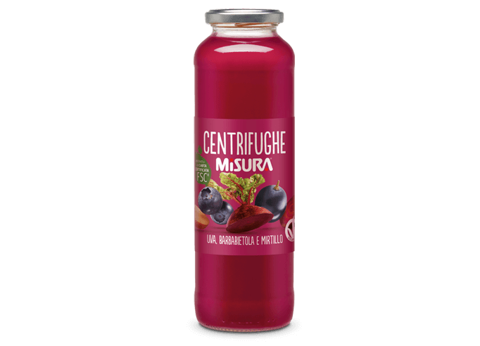 Centrifughe Uva,<br>Barbabietola<br>e Mirtillo
