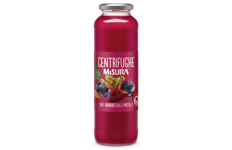 Centrifughe Uva,<br>Barbabietola<br>e Mirtillo