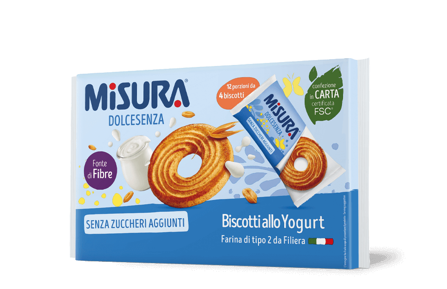 Frollini allo Yogurt DOLCESENZA - Misura