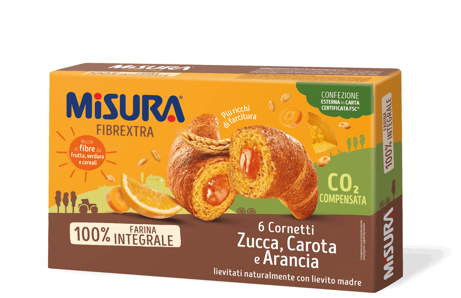 Cornetti Zucca, Carota<br>e Arancia