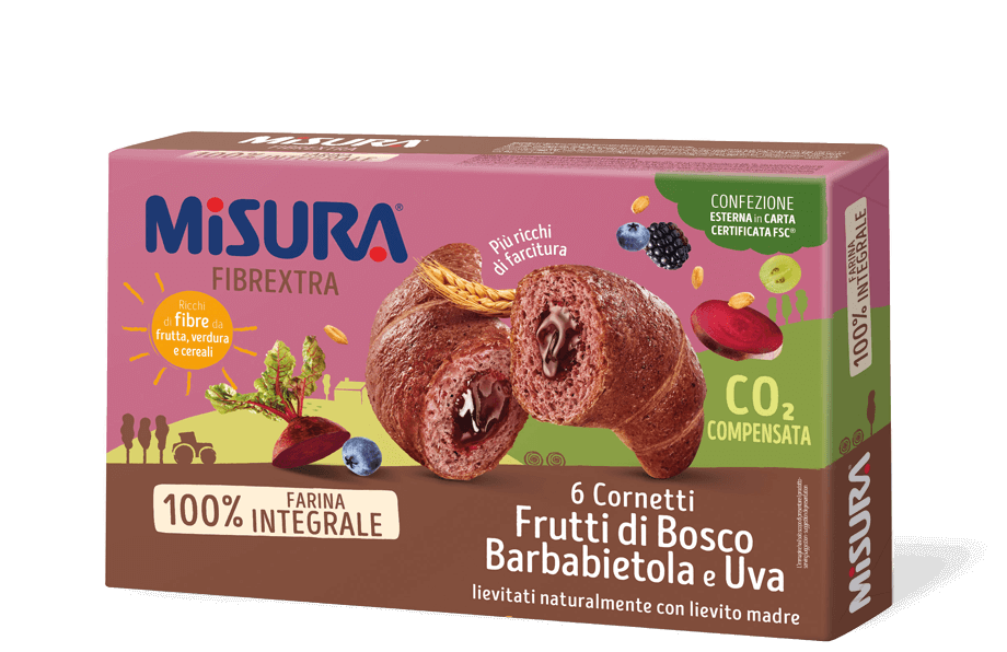 Cornetti Frutti di Bosco,<br>Barbabietola<br>e Uva