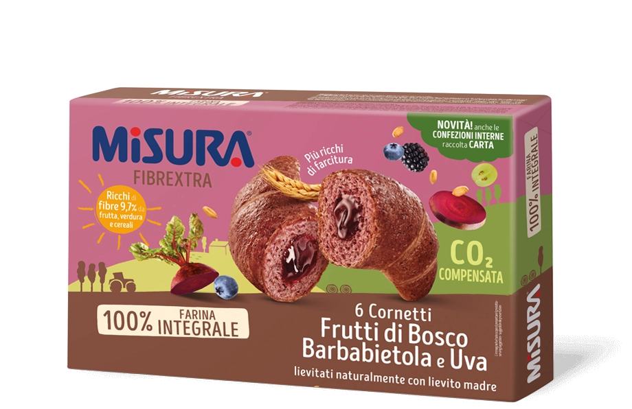 Cornetti Frutti di Bosco,<br>Barbabietola<br>e Uva