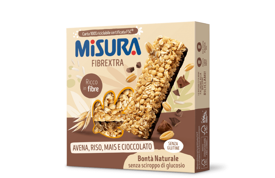 Barretta di Cereali con Cioccolato<br>Fondente