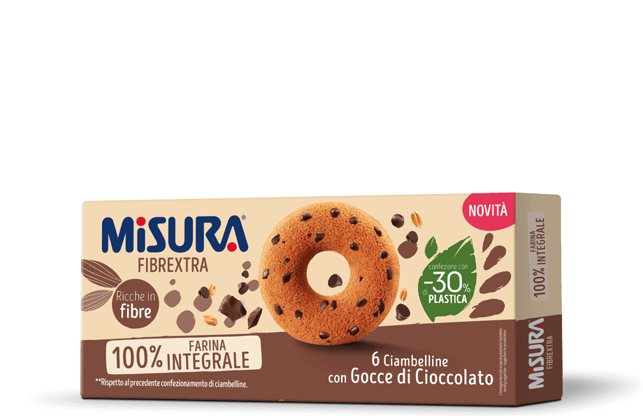 Ciambelline Integrali con<br>gocce di<br>Cioccolato