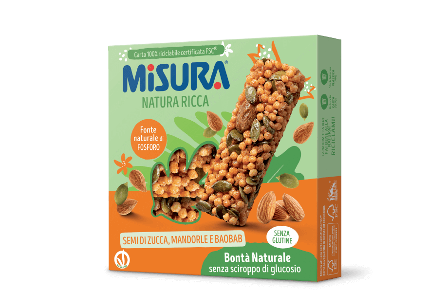 Barretta di Semi di Zucca<br>e Cereali