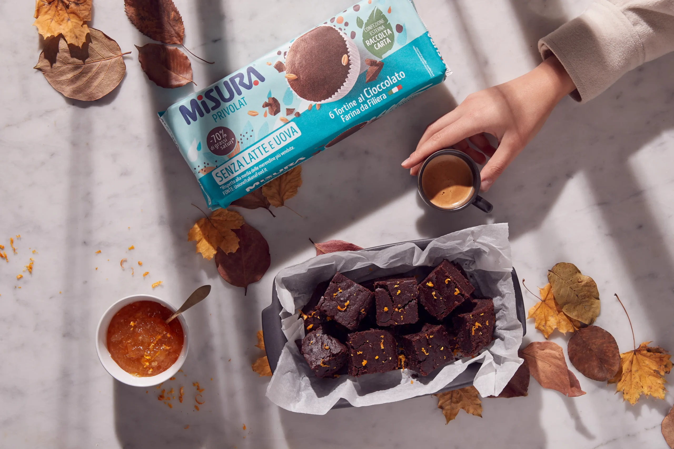 Brownies alla Marmellata di Arance Amare