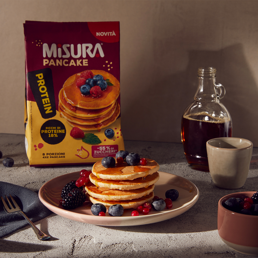 Pancake e barrette. Ecco le golose novità della nuova linea Protein Misura.