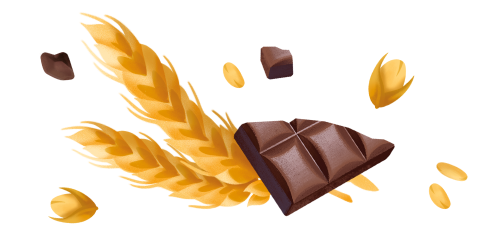 Ingredienti del prodotto Cornetti Cacao Misura della linea Privolat