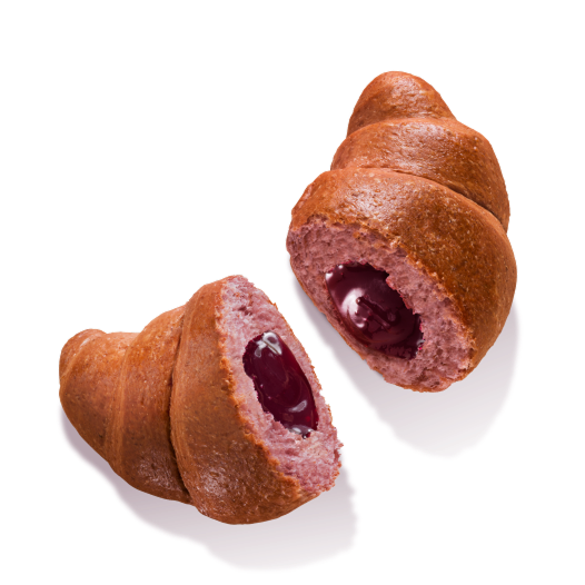 Immagine di un cornetto integrale frutti di bosco, barbabietole e uva Misura - Linea Fibrextra