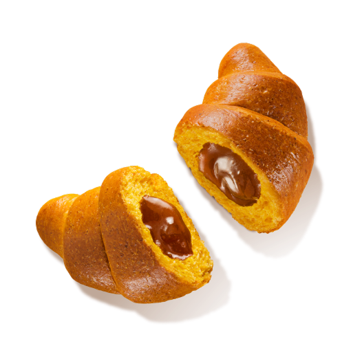 Immagine di un cornetto integrale zucca, carota e arancia Misura - Linea Fibrextra